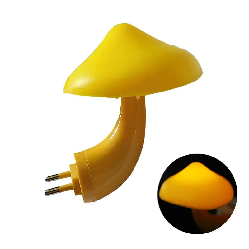 Variety of LED Night Light Mushrooms - Light Control Sensor