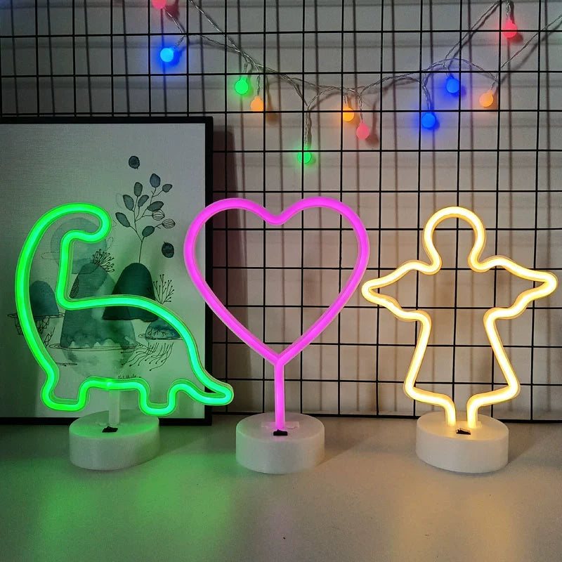 USB Neon Light Lamps Varieties