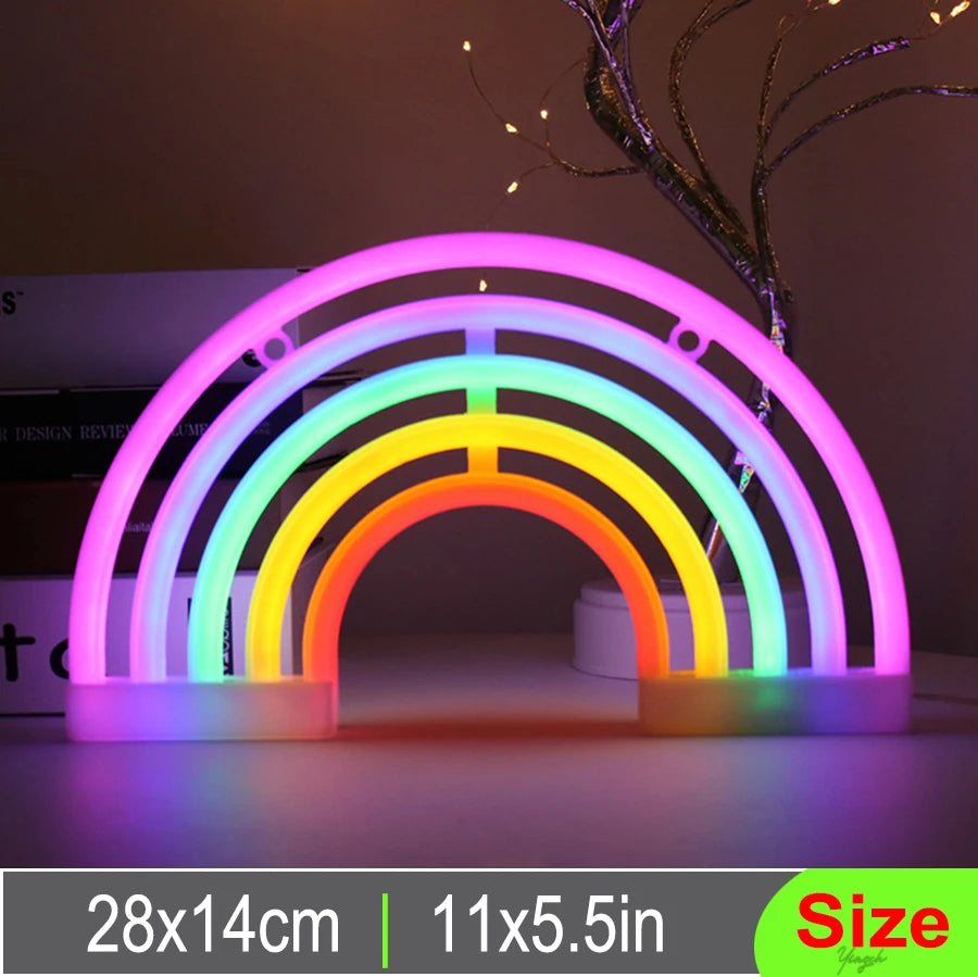 LED Neon Sign Light Letter Coffee Welcome Modeling Decoration Lamp USB & Battery Case Game Room Bar Shop Wall Wholesale Gift