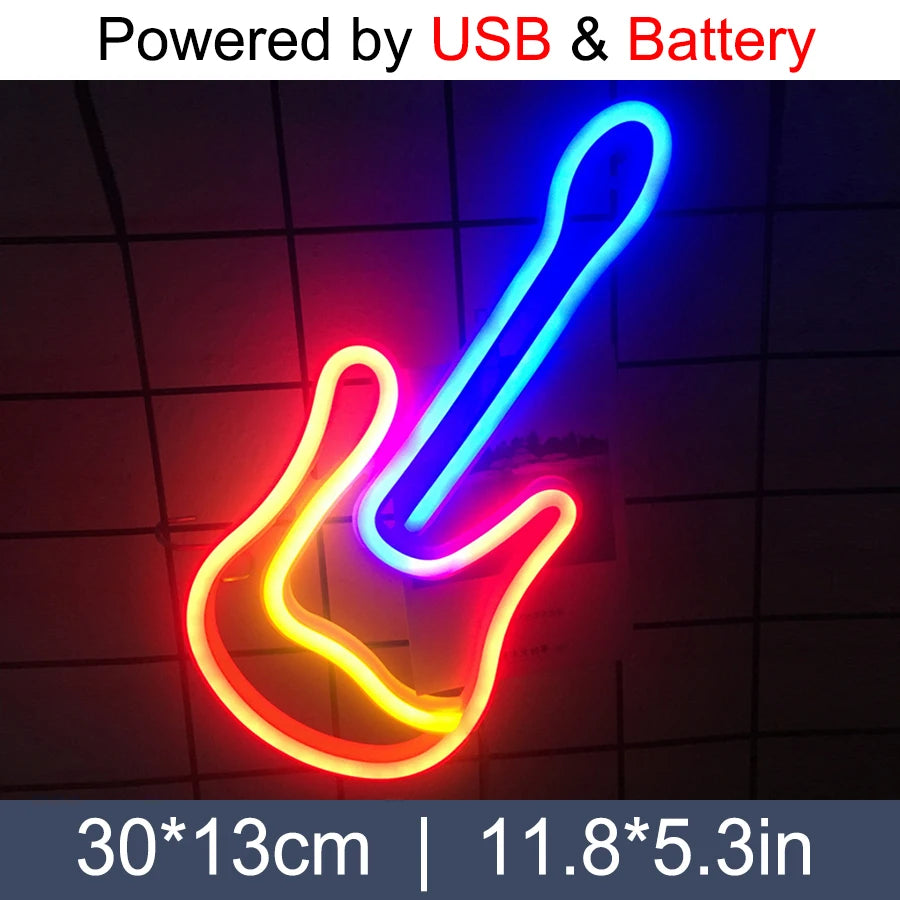 LED Neon Sign Light Letter Coffee Welcome Modeling Decoration Lamp USB & Battery Case Game Room Bar Shop Wall Wholesale Gift