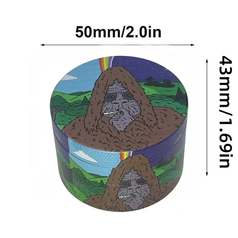 5cm Metal Gorilla Manual Herb Hemp Grinder Spice